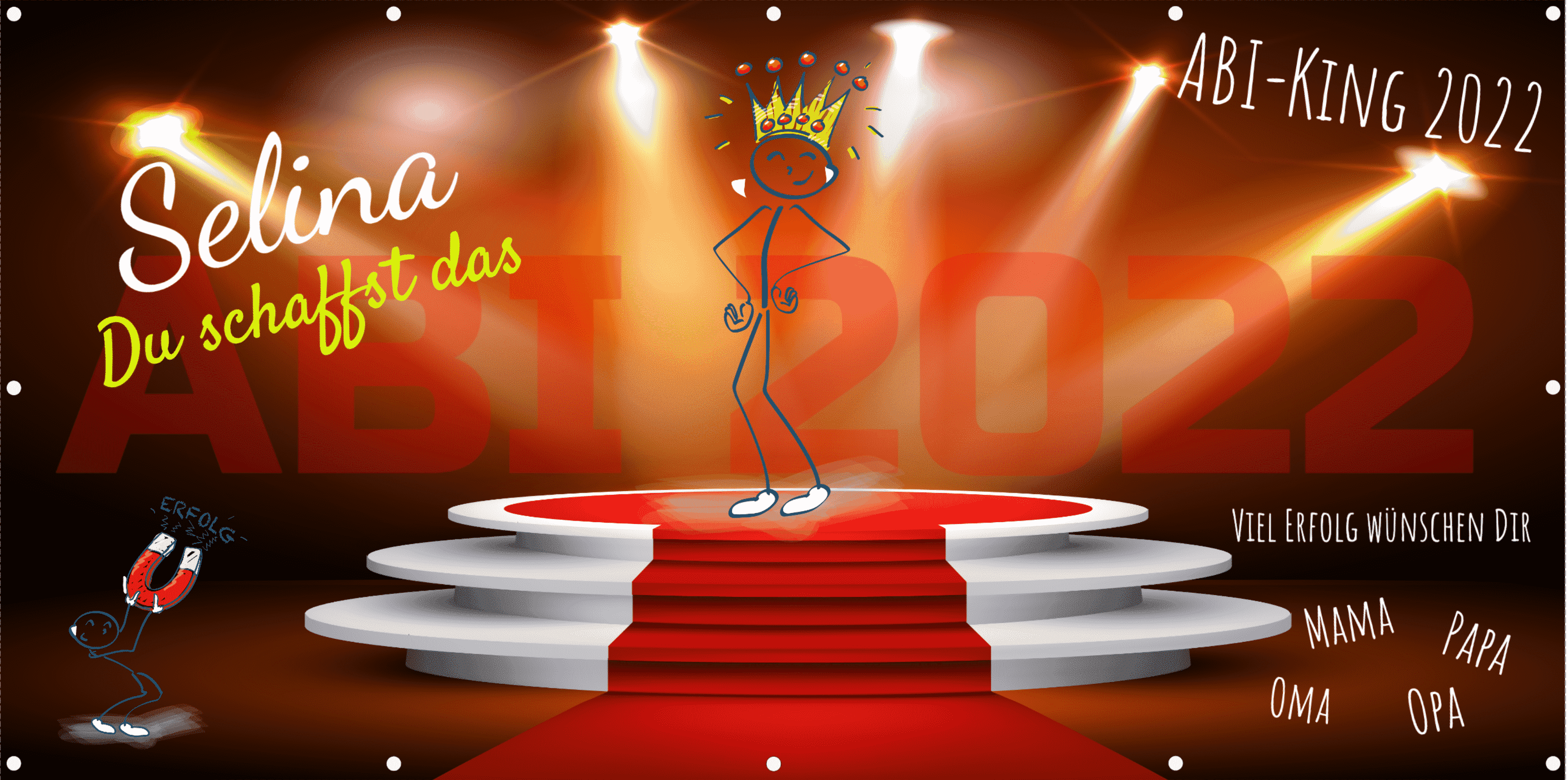 abibanner-abiplakat-king