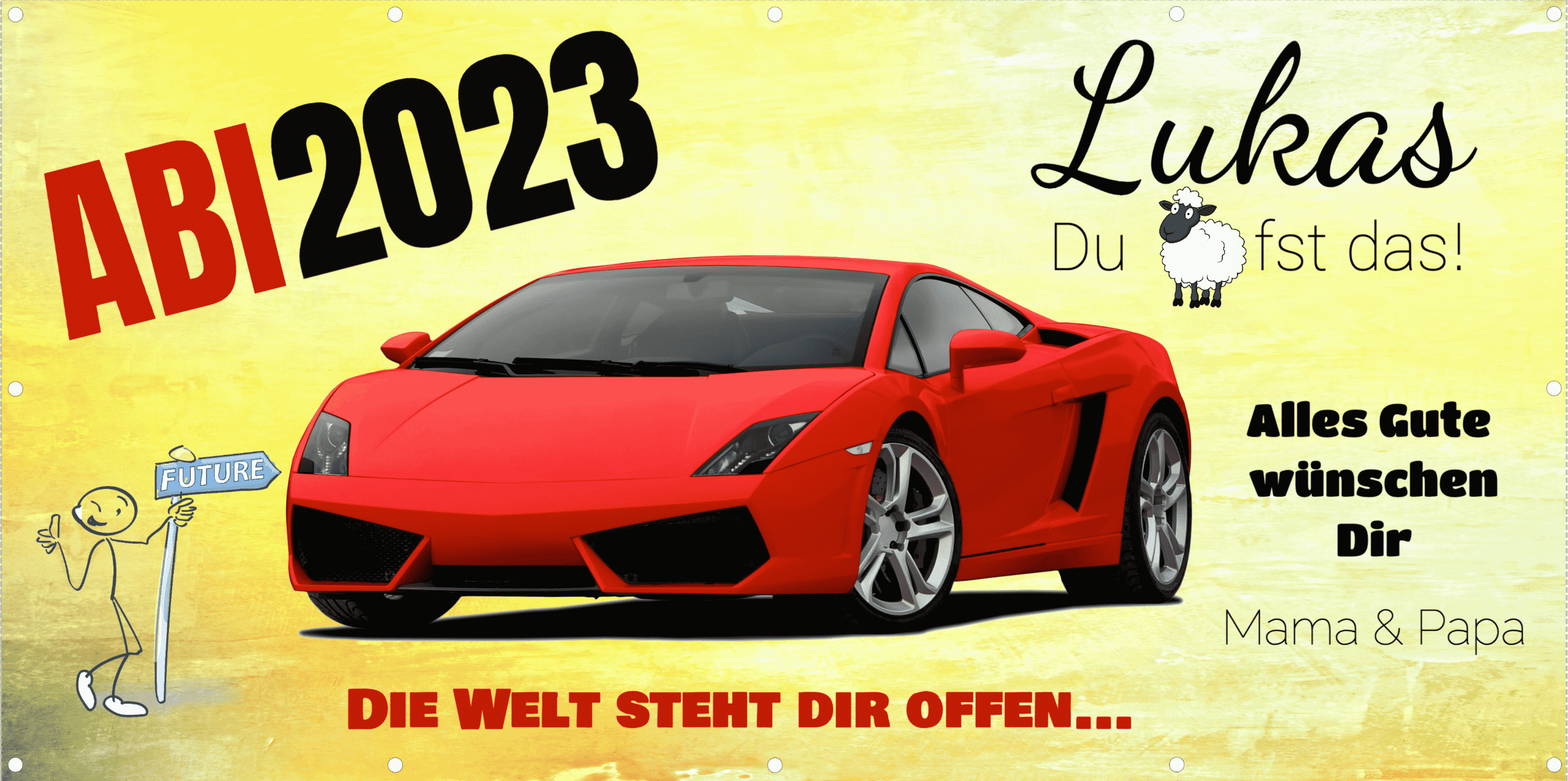 Abi-Banner - Abi-Plakate - Abisprüche
